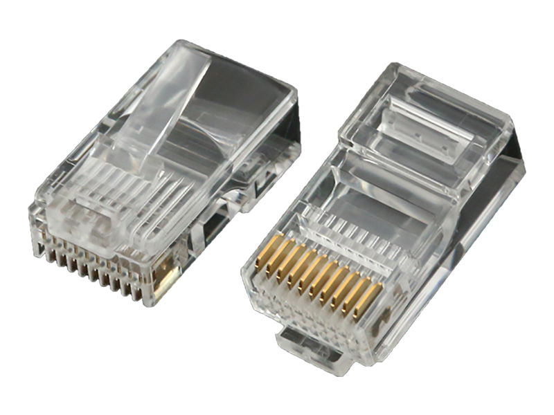 অরক্ষিত RJ48 10P10C মডুলার প্লাগ